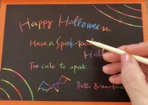 カリグラフィー・ハロウィンカードを書こう